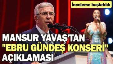 Mansur Yavaş'tan konser açıklaması! 'Duyunca oldukça şaşıracaksınız…'