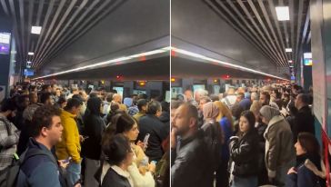 Marmaray'da teknik arıza... Seferler durdu!