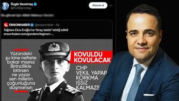 Özgür Demirtaş'tan, 'kılıçlı yemin eden teğmenlerin ihraç' haberinin veriliş şekline çok sert tepki...