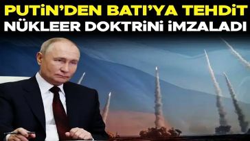 Rusya lideri Putin'den Batı'ya tehdit! Nükleer doktrinini imzaladı..!