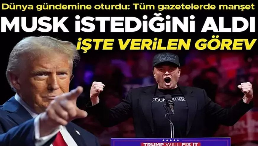 Elon Musk istediğini aldı! Donald Trump verilen görevi açıkladı...