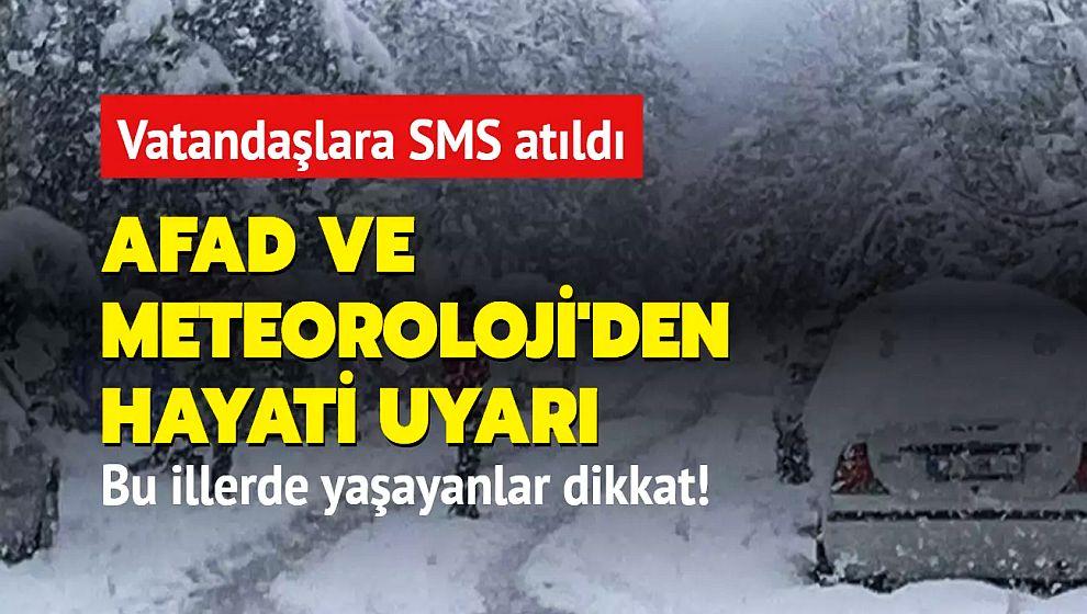 AFAD ve Meteoroloji'den 13 kente 'turuncu', 25 kente 'sarı' uyarı...