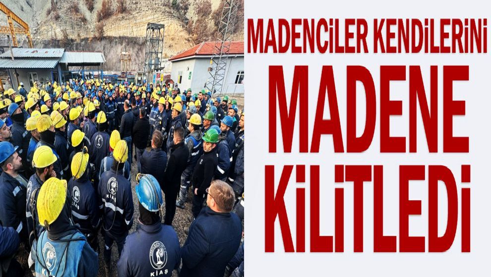 Çayırhan Termik Santrali'nde yüzlerce madenci kendini madene kapattı...