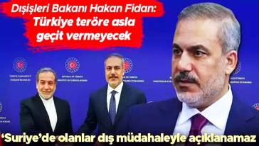 Dışişleri Bakanı Hakan Fidan: "Esad rejimi siyasi sürece girmedi..!"