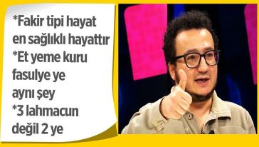 'Fakir hayat en sağlıklı hayat' diyen Oytun Erbaş'a tepkiler çığ gibi..!