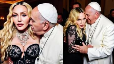 Madonna Papa'ya sarıldı sosyal medyada tepkiler çığ gibi yayıldı!