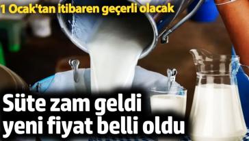 Süte zam geliyor...