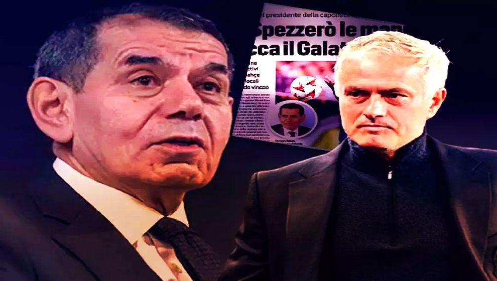 Jose Mourinho'dan flaş Dursun Özbek açıklaması: 'Kendisi adına üzüldüm..!'