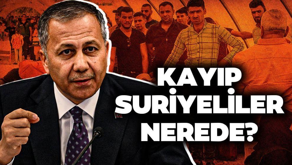 'On binlercesi adresinde bulunamadı!' Bakan Ali Yerlikaya ‘kaybolan Suriyelileri' açıkladı…