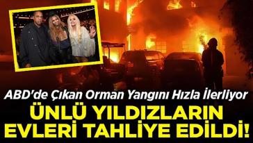 ABD'de orman yangını! Çok sayıda ev kül oldu! Alevler Hollywood'a ilerliyor!