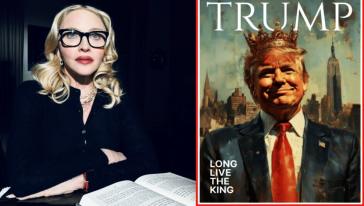 Madonna'dan kendisini 'kral' ilan eden Donald Trump'a: 