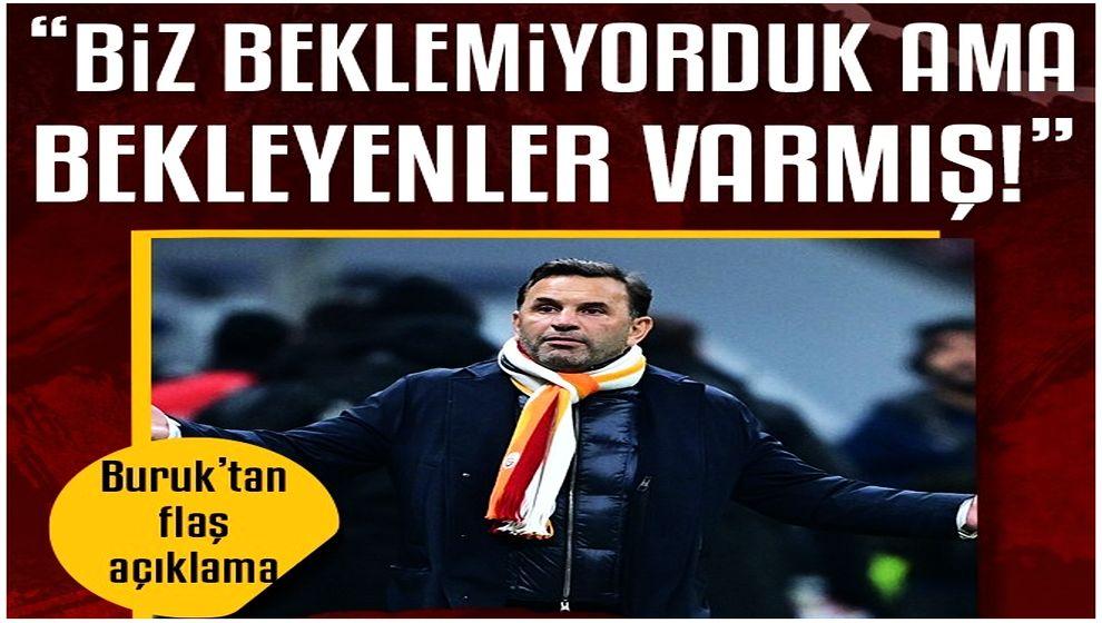 Galatasaray Teknik Direktörü Okan Buruk: 