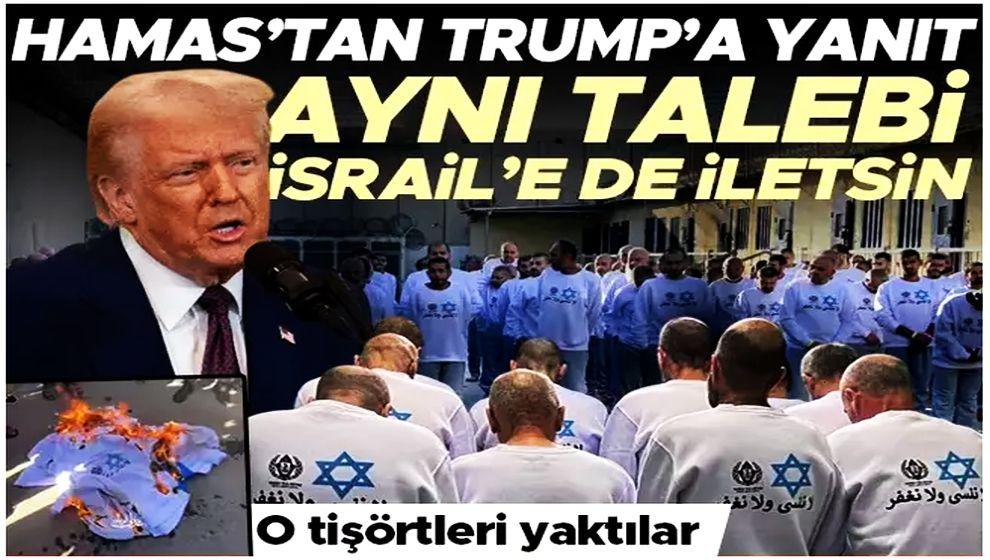 İsrail'de skandal! Arap dünyasından ve Hamas'tan Trump'a Gazze resti!