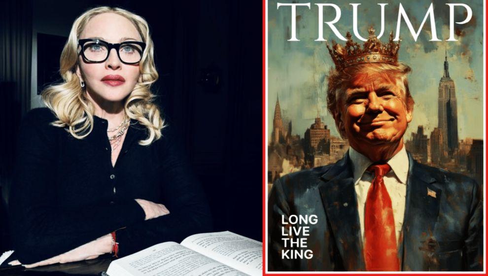 Madonna'dan kendisini 'kral' ilan eden Donald Trump'a: 