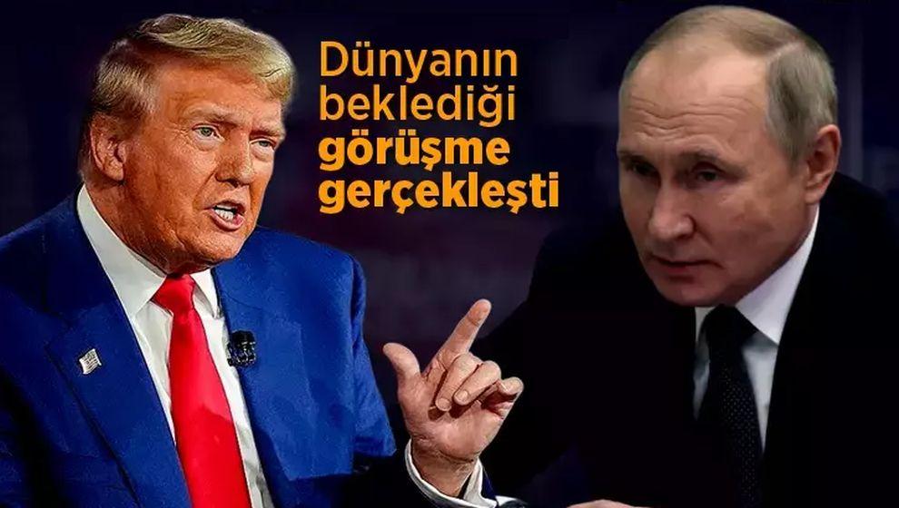 Ölümleri durdurmak için anlaştık! ABD Başkanı Trump, Rusya lideri Putin ile görüştü...