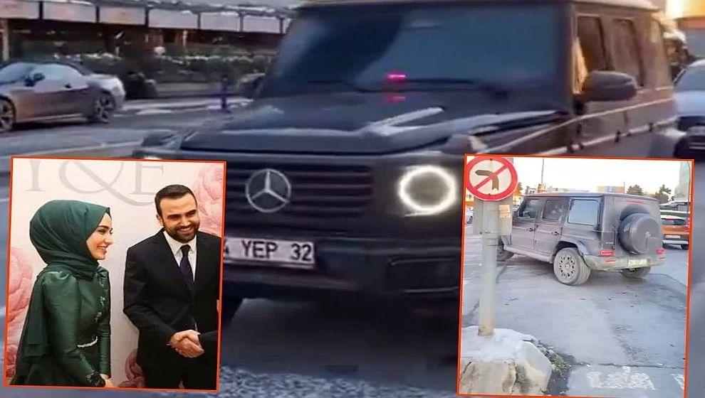 Trafik kuralı dinlemeyen çakarlı lüks cipi Cübbeli Ahmet'in kızı kullanıyormuş!