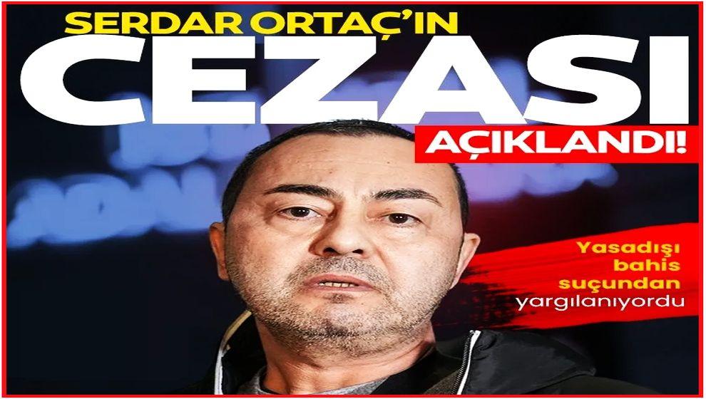 Yasadışı bahis davasında karar! Serdar Ortaç'ın cezası belli oldu...