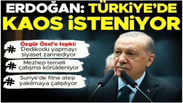 Cumhurbaşkanı Erdoğan, Özgür Özel'e Adnan Beker üzerinden yüklendi: "Tükürdüğünü yaladı, adı fırıldağa çıkmış bir kifayetsize,.."