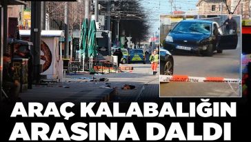 Almanya'da araç kalabalığa daldı... 2 kişi hayatını kaybetti, 15'i ağır 25 kişi yaralandı...