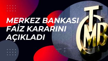 Merkez Bankası faiz kararını açıkladı! Faiz 250 baz puan indirildi...