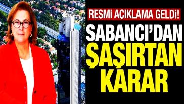 Güler Sabancı'nın vedası KAP'a bildirildi... Yerine gelen isim belli oldu!