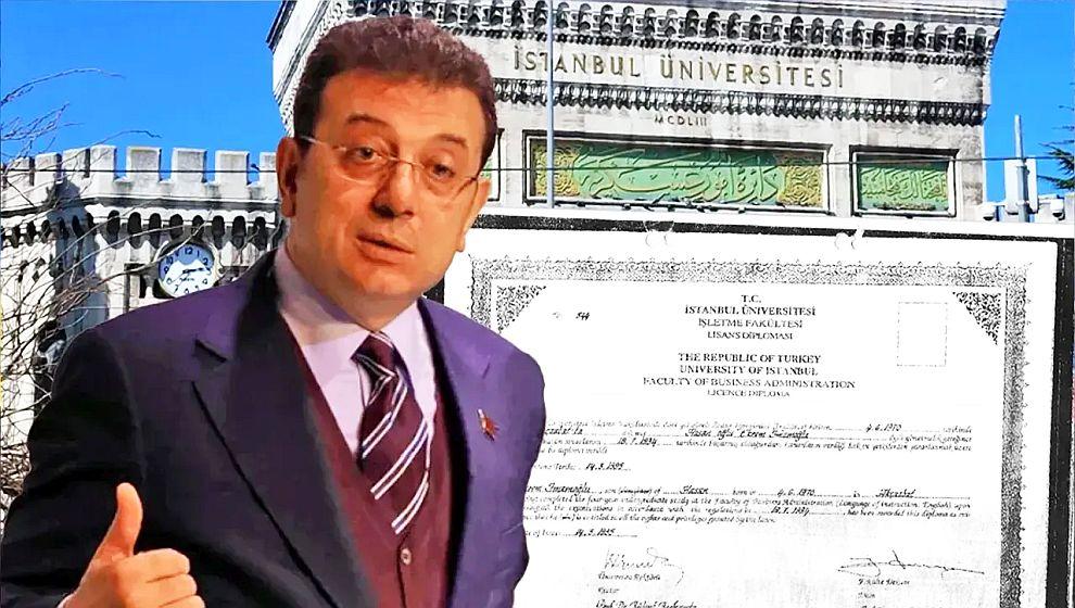 Diploması iptal edilen Ekrem İmamoğlu'ndan ilk tepki: 