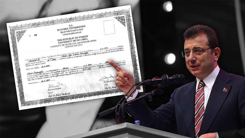 Ekrem İmamoğlu'na 'diploma' soruşturmasında kritik isim ifade verdi! 