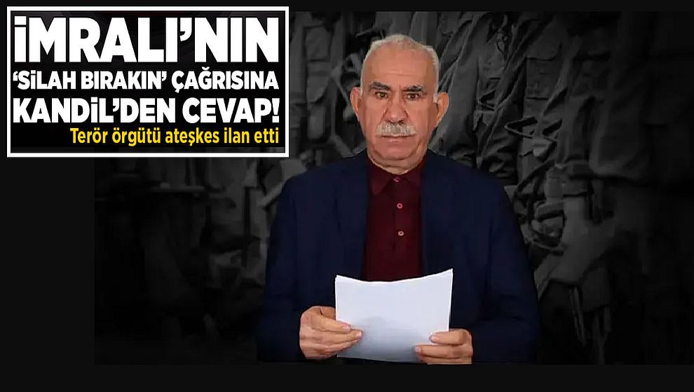 Terör örgütü PKK ateşkes ilan etti: 'Öcalan'ın çağrısına uyuyoruz'