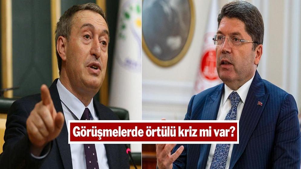 Görüşmelerde örtülü kriz mi var? DEM Parti'den, Bakan Tunç'a tepki: 