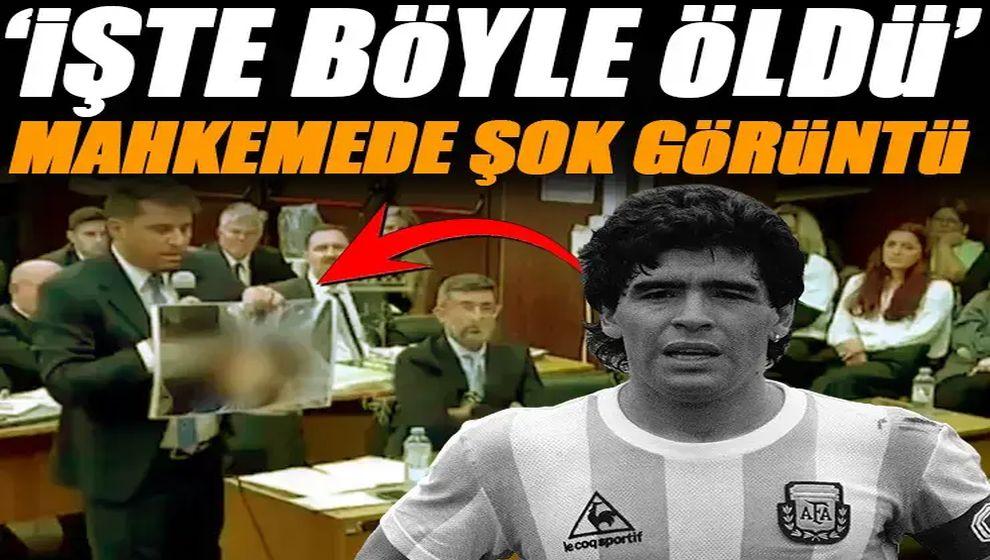 Maradona'nın ölümüyle ilgili dava başladı! Şoke eden bir görüntü mahkemeye sunuldu...