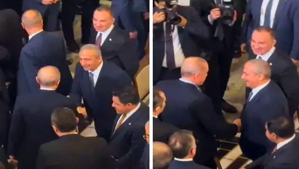 Meclis'te dikkat çeken tokalaşma! Cumhurbaşkanı Erdoğan, Sırrı Süreyya Önder ile tokalaşıp sohbet etti...