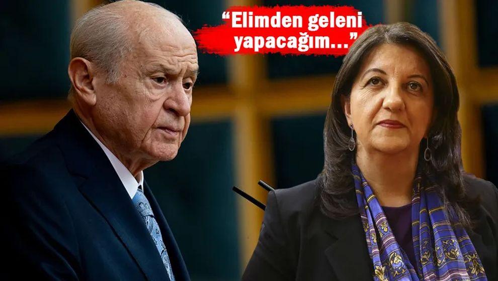 MHP lideri Devlet Bahçeli'den Pervin Buldan'a tarihi telefon! Ne konuştukları belli oldu...