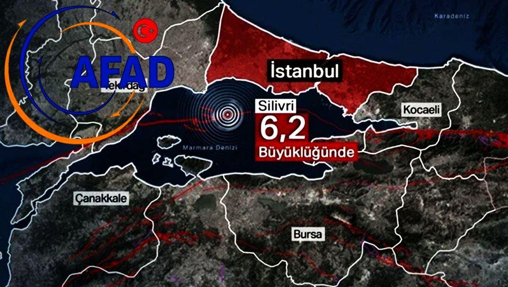 İstanbul'da artçı depremler devam ediyor! AFAD 6,2'lik depremin raporunu yayınladı...