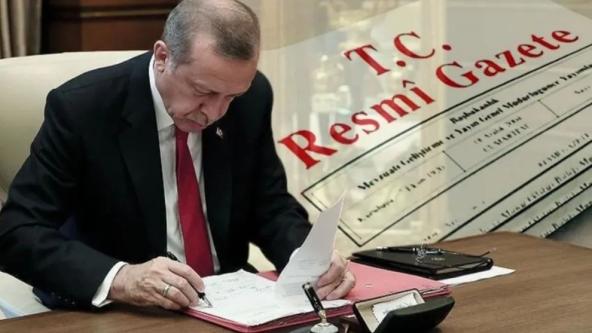 Cumhurbaşkanı Erdoğan 7 üniversiteye rektör atadı...