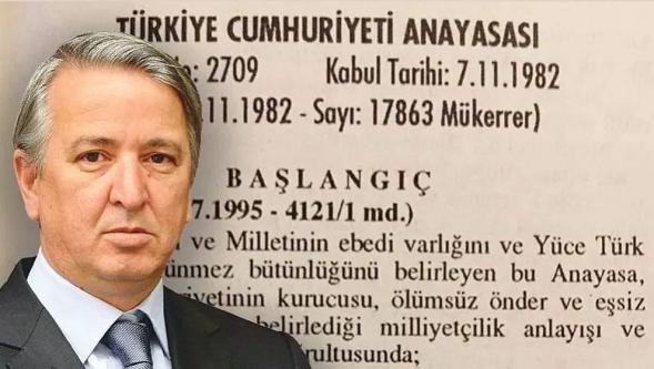 Cumhurbaşkanı Erdoğan'ın eski metin yazarı, Anayasa'nın “Başlangıç” kısmını hedef aldı: "Ne demek 'ölümsüz önder'"