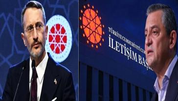 Fahrettin Altun'dan CHP lideri Özel'e yanıt! 