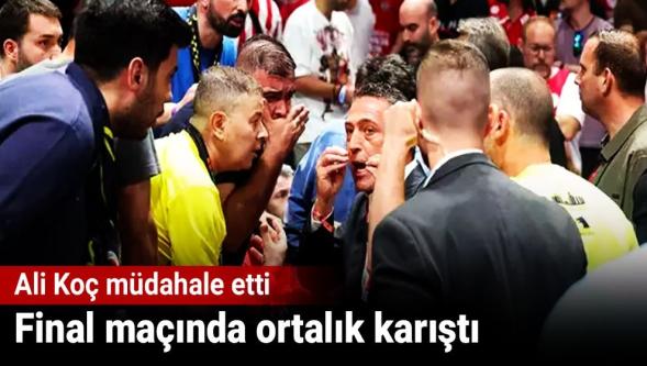 Fenerbahçe Monaco finalinde ortalık karıştı! Ali Koç müdahale etti...