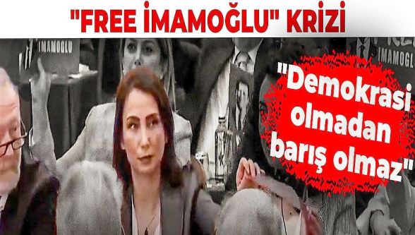DEM Eş Başkanı Tülay Hatimoğulları'ndan 'Free İmamoğlu' dövizi açıklaması...