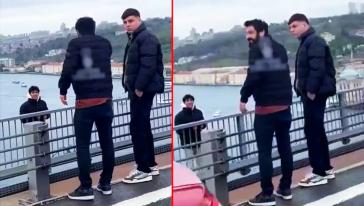 "Mahsun abi, tut adamı! "Köprüde intihara kalkışan genci 'Röportaj Adam' Mahsun ikna etti..!