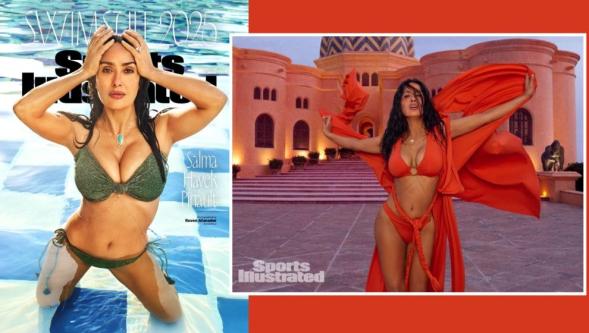 Meksikalı oyuncu Salma Hayek 58 yaşında kapak güzeli oldu!