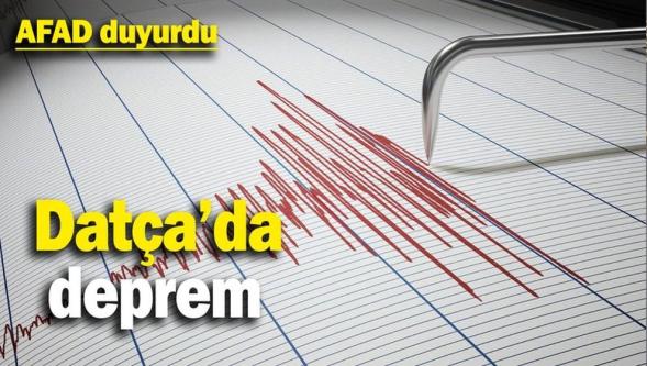 Muğla Datça'da açıklarında 6.0 büyüklüğünde deprem!