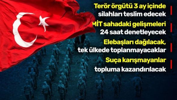 'Terörsüz Türkiye' için ikinci aşamaya geçiliyor! PKK dört aşamada tasfiye edilecek...