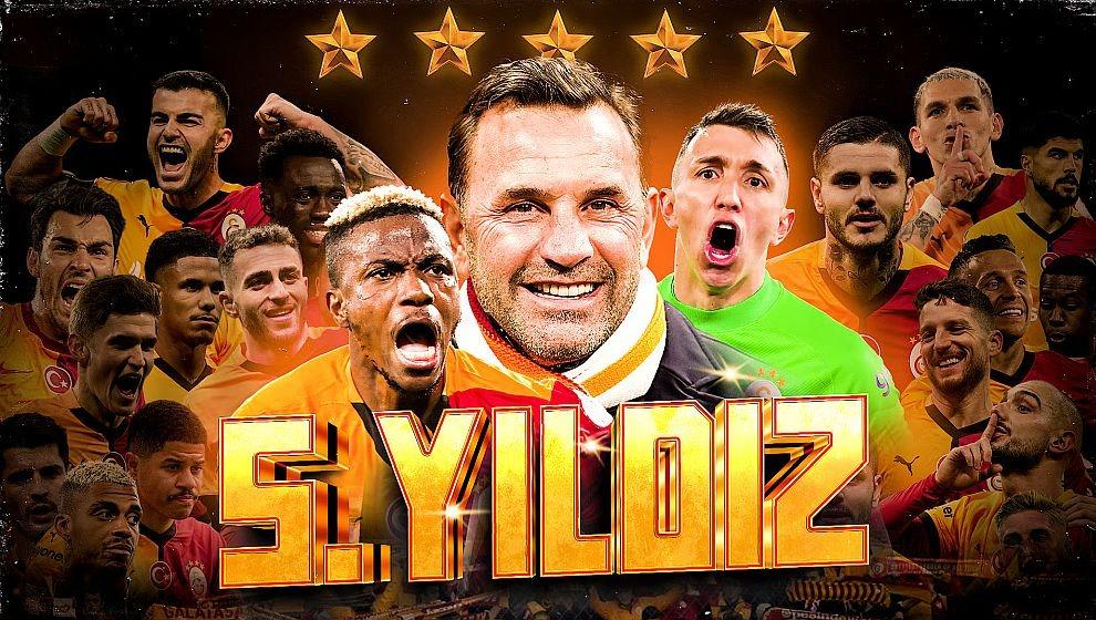 5. yıldızı taktı... Süper Lig'de 25. kez şampiyon Galatasaray..!