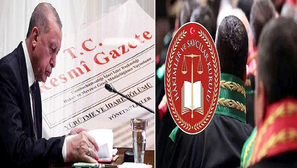 Cumhurbaşkanı Erdoğan HSK'ya 4 yeni üye atadı...