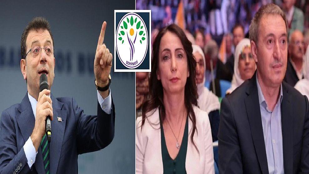 DEM Parti Ekrem İmamoğlu'nu ziyaret edecek...