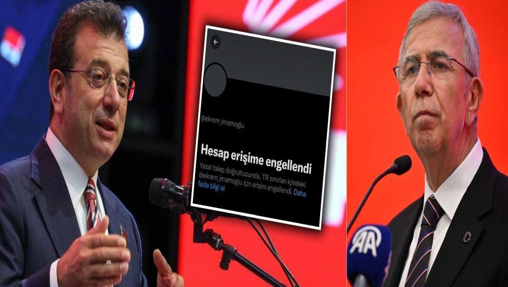 Mansur Yavaş'tan X hesabına 'erişim engeli' getirilen 'İmamoğlu'na dikkat çeken destek!