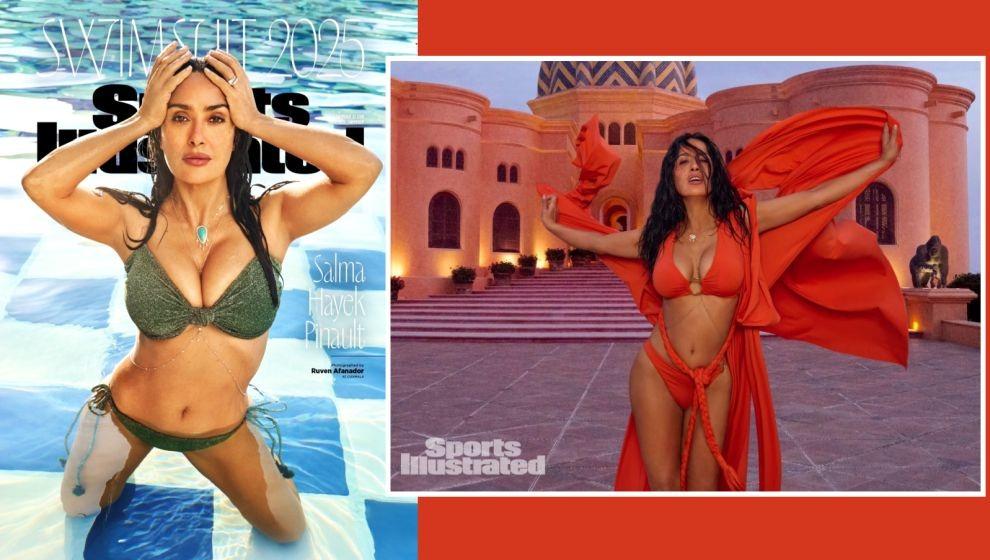 Meksikalı oyuncu Salma Hayek 58 yaşında kapak güzeli oldu!