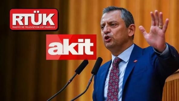 CHP Lideri Özgür Özel'den RTÜK'e 'Akit' tepkisi! "O itliğe ortak oluyorsunuz..."