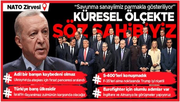 Cumhurbaşkanı Erdoğan'dan NATO Zirvesi sonrası 'Eurofihgter ve F-35 konusu' için son dakika açıklaması!