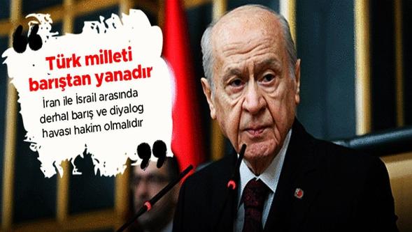Devlet Bahçeli: "İsrail'in siyasi ve stratejik amacı Anadolu coğrafyasını çevrelemek..!"